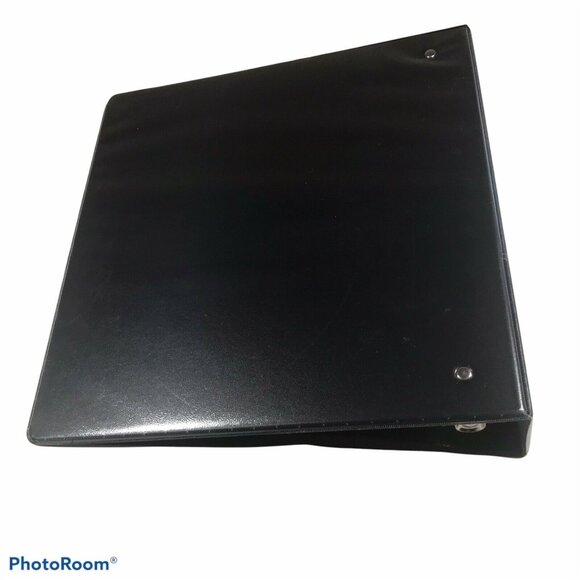 Pen And Gear Durable View Three Ring 2” Black Binder 520 Sheet Capacity New - Picture 4 of 5